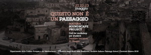 Matera Soundscape Project